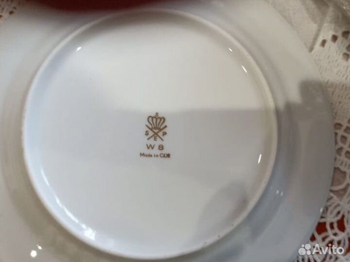 SEP Сервиз столовый гдр «Роза» на 12 персон