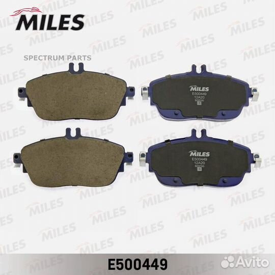 Miles E500449 Колодки тормозные передние (Смесь ce