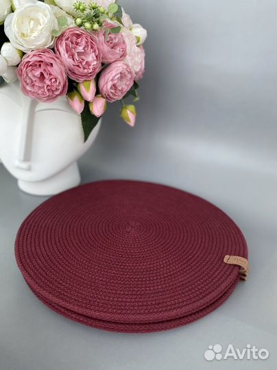 Салфетки сервировочные из хлопкового шнура