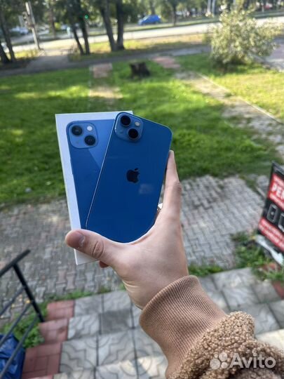 iPhone 13 512 gb синий ростест акб 89