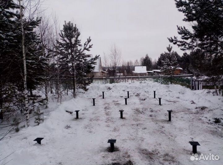 Винтовые сваи с монтажом под ключ