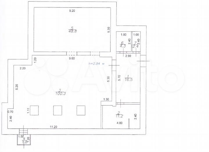 Продажа нежилого помещения 185.3 м²