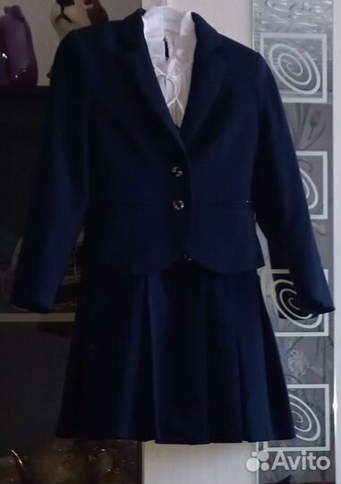 Школьная форма для девочки синяя