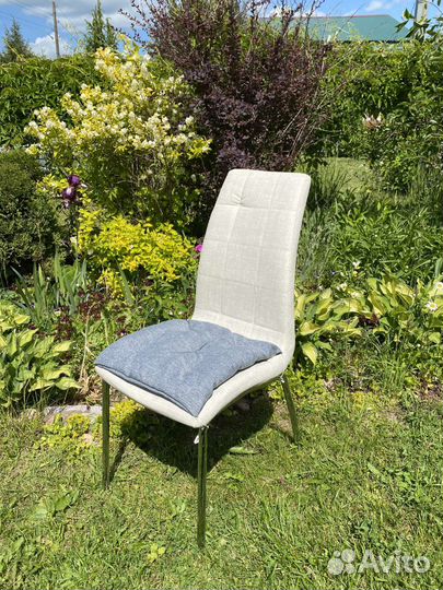 Подушка на стул, табурет. Рогожка