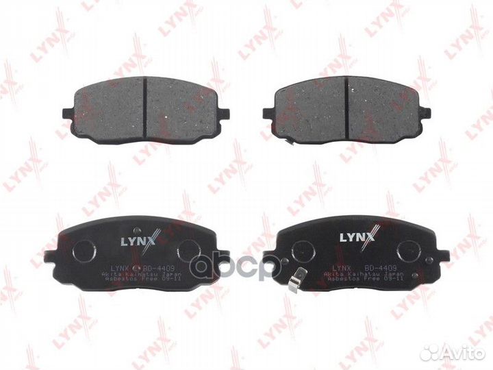 Колодки тормозные дисковые перед BD4409 LYN