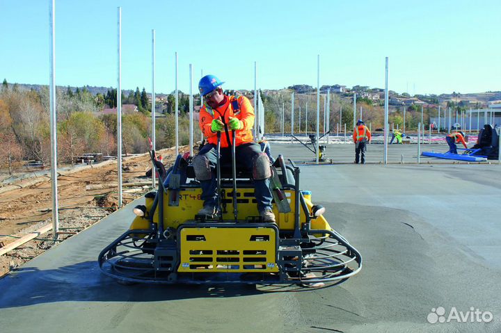 Двухроторный вертолет аренда (затирочная машина)