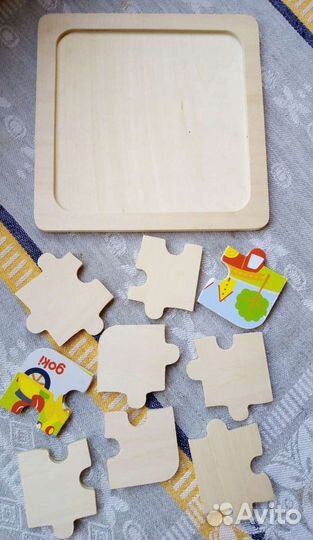 Пазлы деревянные