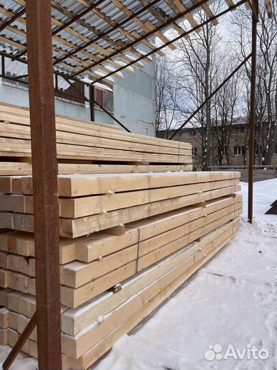 Брус обрезной 100х150х6000мм ГОСТ
