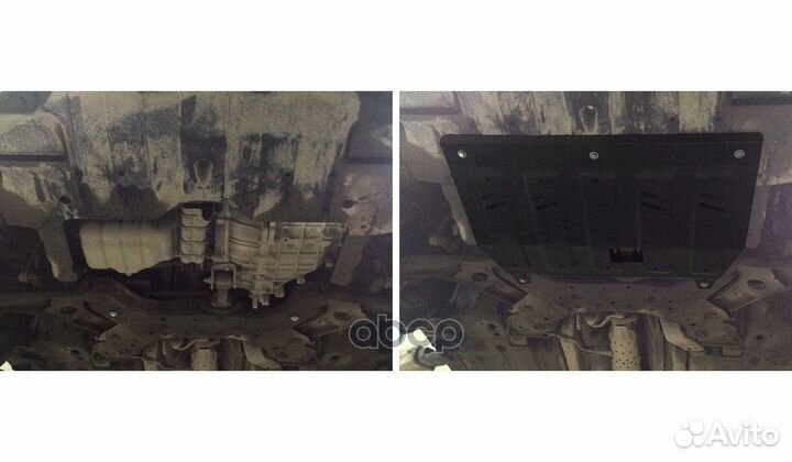 Защита картера и кпп с крепежом hyundai: elantr