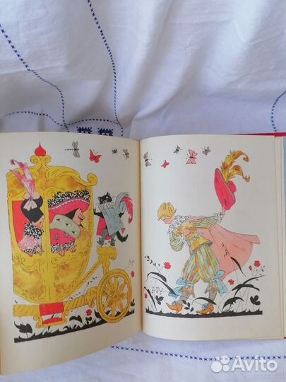 Книга детям СССР Сказки Шарль Перро