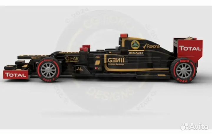 Lotus Renault F1 Vitaly Petrov Lego аналог