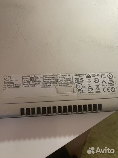 Ноутбук Dell P57G на запчасти