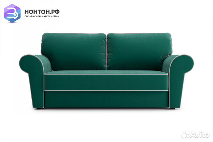 Диван еврокнижка Прованс изумрудный