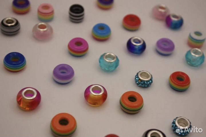 Шармы бусины для рукоделия набор 30 шт