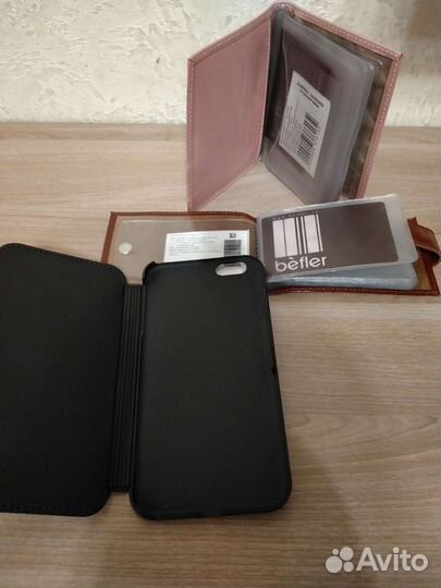 Чехол для iPhone 6, бумажник, визитница, новое