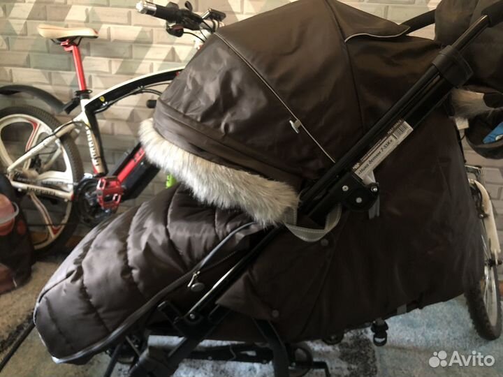 Санки коляска nika