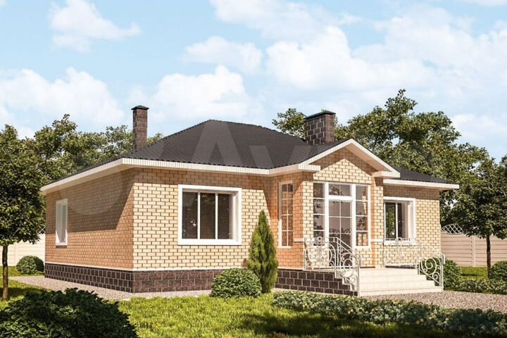 Коттедж 90 м² на участке 6 сот.