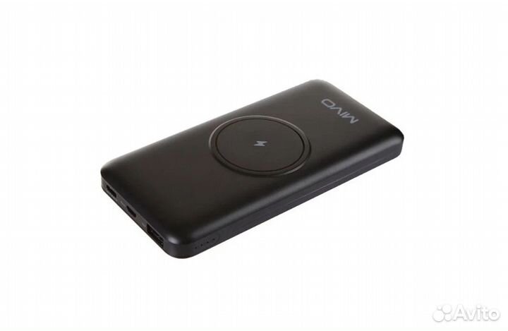 Внешний аккумулятор с беспроводной зарядкой Mivo