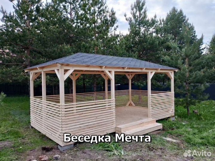 Беседки. Свыше 100 вариантов беседок