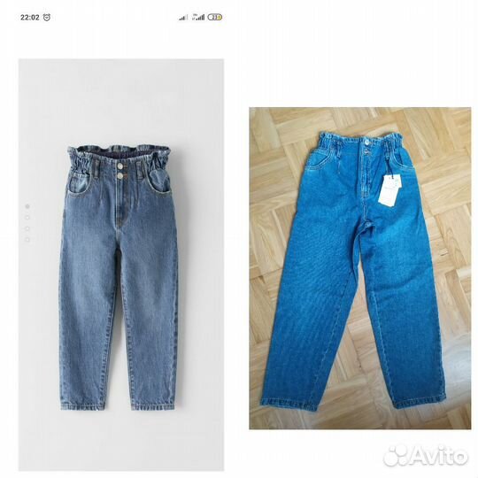 Новые джинсы Zara, p. 122 и 128