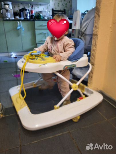 Ходунки машинка музыкальная babyton