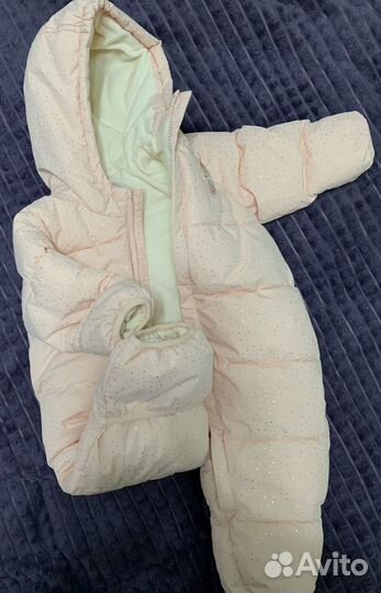 Зимний комбинезон для девочки 74