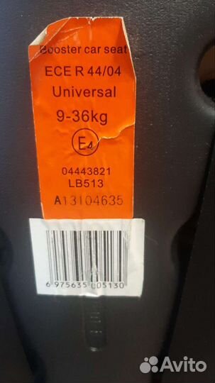 Детское автокресло 9 до 36 кг