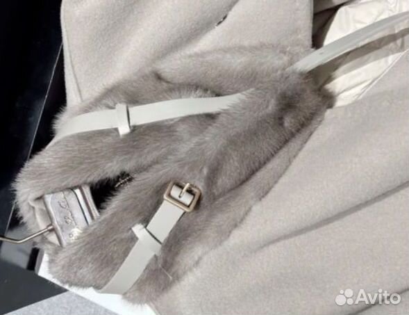 Пальто из кашемира и меха от Loro Piana FAL2251