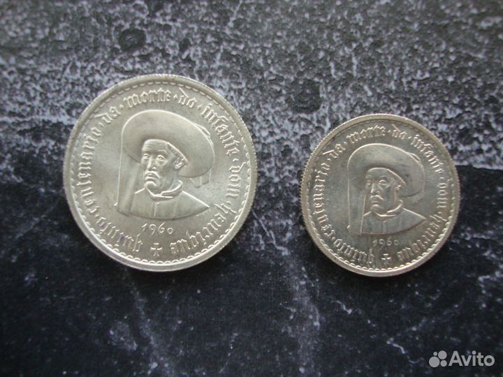 Серебряные монеты Португалии