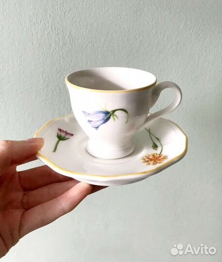 Чашка с блюдцем кофейная