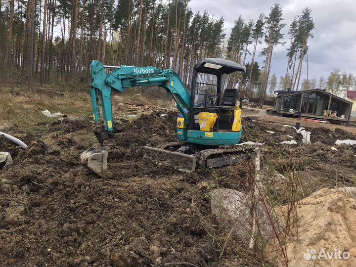 Услуги мини экскаватора