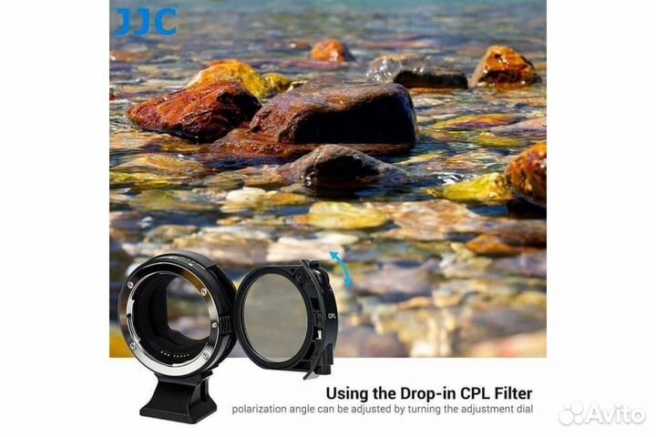 Адаптер Canon EF-EOS R (JJC Drop-In Filter)