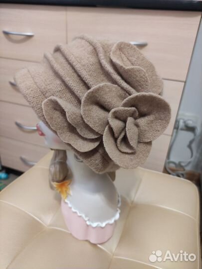 Шапка шляпка берет