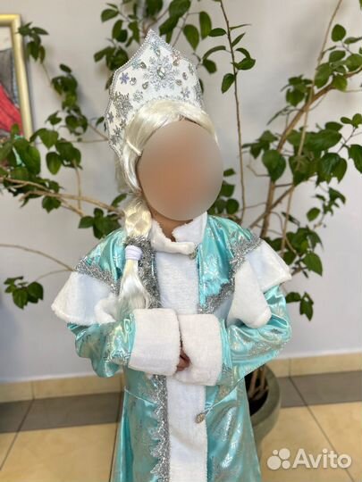 Костюм снегурочки 128 134