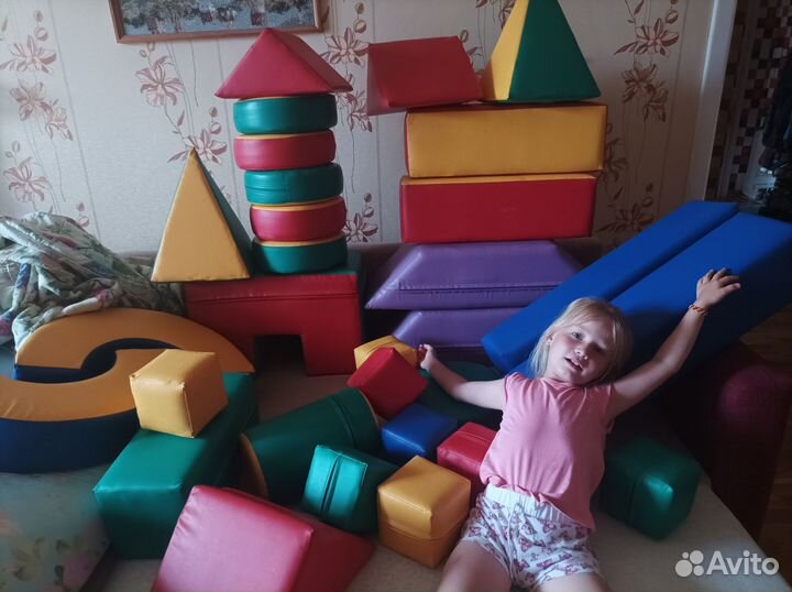 Мягкий конструктор большой