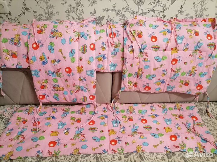 Бортики в детскую кроватку