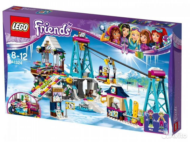 Lego friends Горнолыжный курорт подъемник 41324