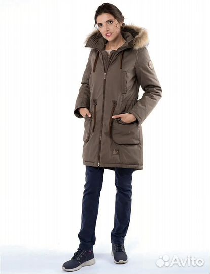 Парка зимняя для беременных 46