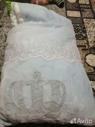 Конверт на выписку для мальчика зимний