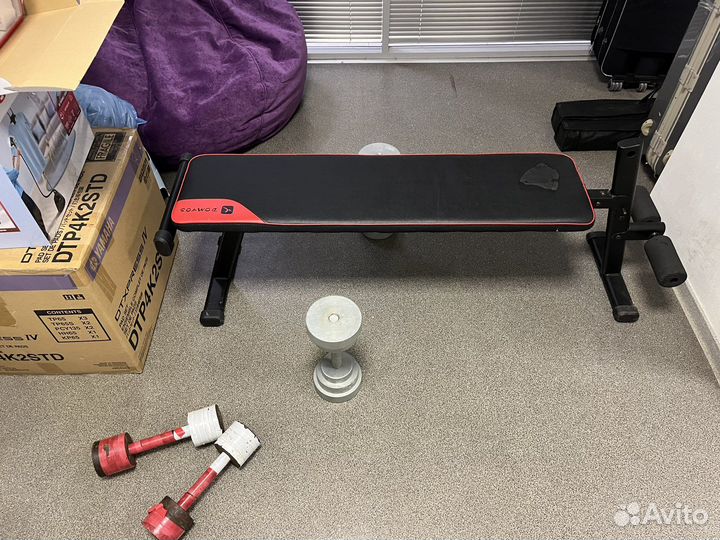 Тренажер+гантели+пуф груша