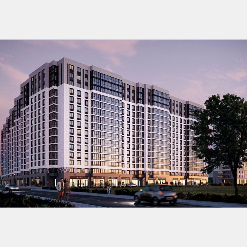 1-к. квартира, 42,3 м², 13/16 эт.