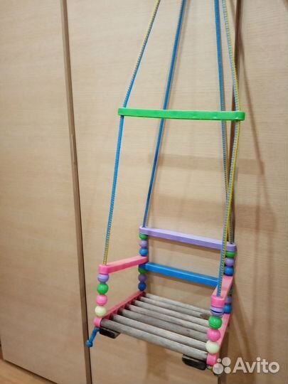 Качели детские подвесные 2 шт