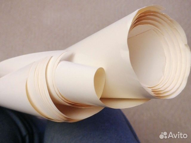 Бумага милованая, гост, СССР, 72 см х108 см