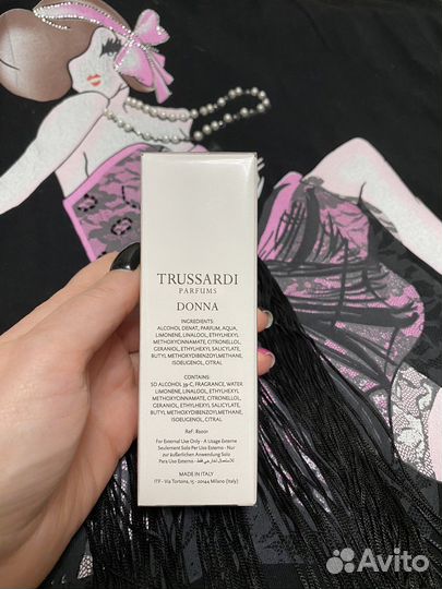 Духи женские trussardi donna 40ml