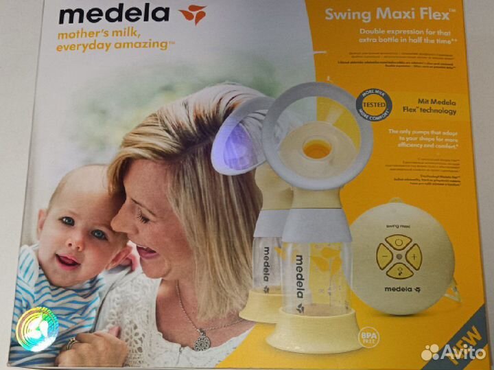 Молокоотсос medela swing maxi flex