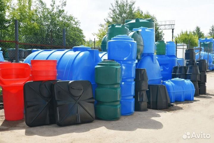 Емкости пластиковые, баки от 100 до 50 000 литров