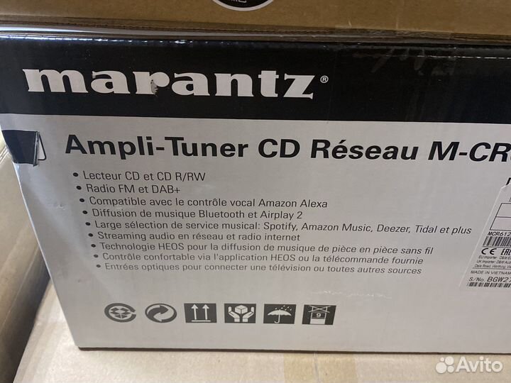 CD-ресиверMarantz M-CR612 Black