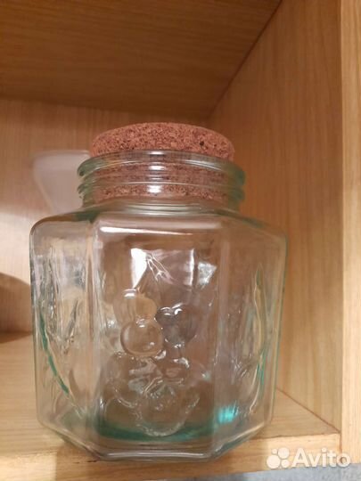 3 шт. Банки стеклянные для хранения сыпучих продук