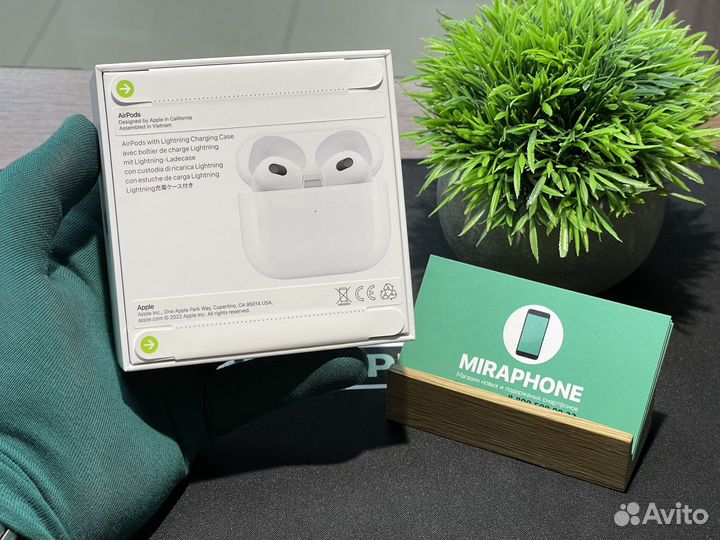 Apple AirPods 3 новые