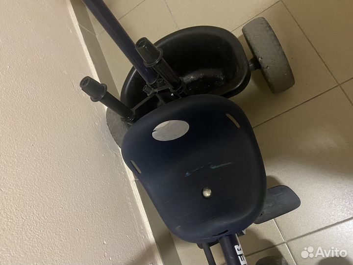 Детский велосипед с родительской ручкой